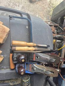job lot of wood working tools