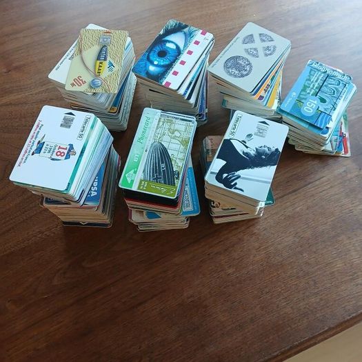 600 plus Phone cards from all around the world.  Great collection.