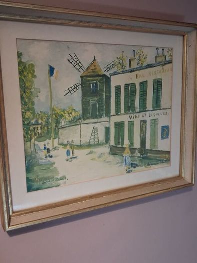 Rue A Sannais by Utrillo
