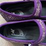 Rainbows & Fairies purple glitter Mary Jane flat shoes Image 5