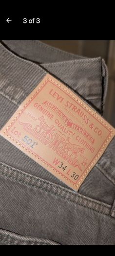 Levi 501 W34 L30 dark green