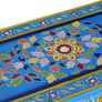 Sideboard with Drawers Solid Mango Wood Turquoise Hand Painted Image 9
