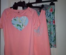 Girls Shorts and Top 3 piece set