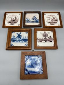 Collection of Authentic 19th Century Dutch Tiles
