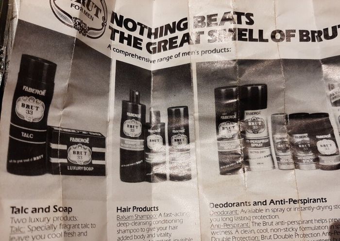 collectable Brut new splash on lotion and deodorant spray
