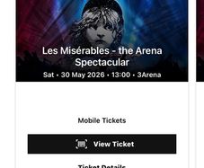 Les Miserables  ticket