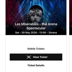 Les Miserables  ticket