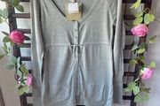 cardigan Bnwt grey pull &amp; bear cardigan medium 100%cotton