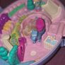 1995 Bluebird Polly Pocket Unicorn Meadow set Image 2