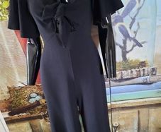 Elegant Cropped Leg Jumpsuit, Size 8, Mint Condition, AV