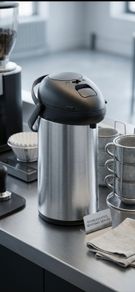 pump action tea and coffee flask