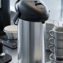 pump action tea and coffee flask