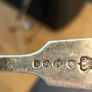 Vintage job lot of 9 EPNS Items - Sugar / Ice tongs, Ladle, Spoons & Fork Image 7