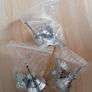 6 x Silver & crystal Drawer handles Image 5
