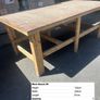 Heavy Duty Wooden Work Bench 244cm Workshop Table Image 2