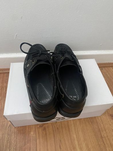 Brand New - Susst Gaby Girls WS Deck Shoe Navy Leather White Sole - Size 39