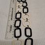 Black & Cream Link Statement Necklace Image 3
