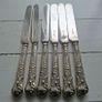 1950s Hiram Wild "Springtime" Silver Plated Knives Image 2