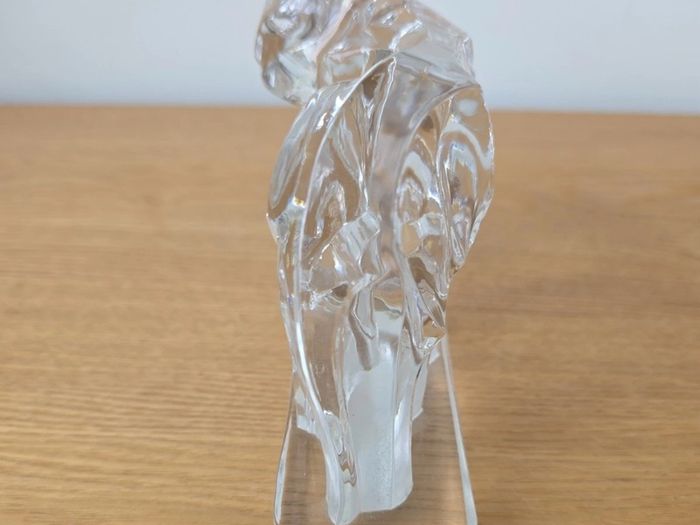 Rare 1925 Georges Chevalier Baccarat Crystal glass  Art Deco Tiger Figurine