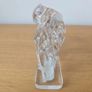 Rare 1925 Georges Chevalier Baccarat Crystal glass  Art Deco Tiger Figurine Image 3
