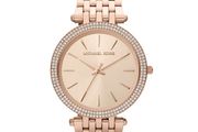 Michael Kors ladies' rose gold-plated bracelet watch