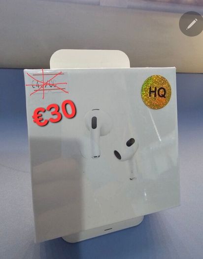 Brand New Hoco Airpod 3rd Gen Design TWS Headset White.