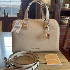 Michael Kors WEEKEND BARGAIN new with tags on  cream Grayson medium duffle satchel