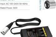 42V 2A Scooter Battery Charger Compatible with Electric bike fiido d3 d3s d3 pro Electric Mobility Scooter Power Chair Wheelchair with XLR Connector