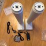 Lot of 3 IKEA table top Bekant and 3 electric sets of leg Image 6
