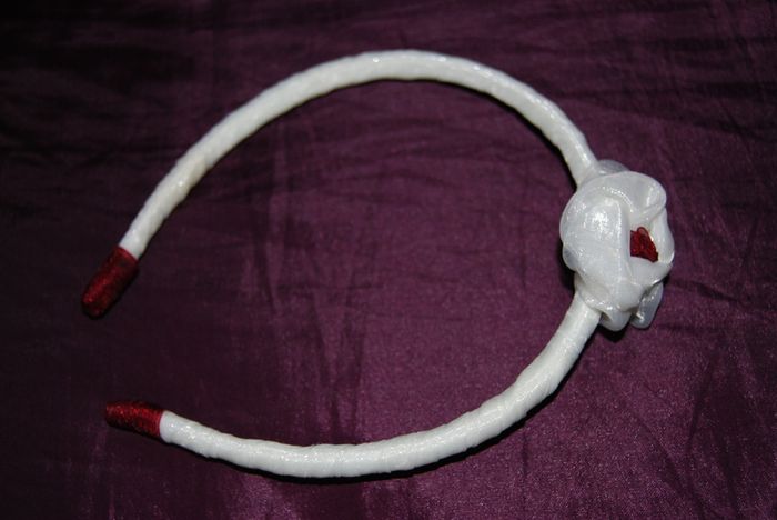 Handmade organza hairband