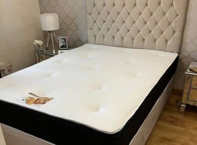 New Stylish single ,Double 4ft, 4ft6, King 5ft And 6ft Superking Sizes Divan Beds Instock. Drawers And Optional Tufted Mattresses Available. Free Delivery