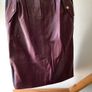 Tommy Hilfiger real leather skirt, IT42 , perfect Image 4