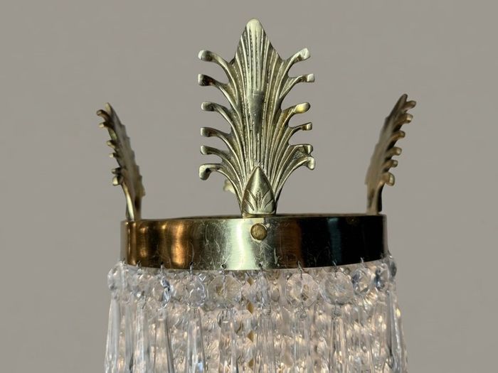 Exceptional Large Basket Shape Chandelier
