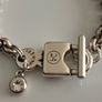 Antique Silver Plated Padlock Bracelet Image 4