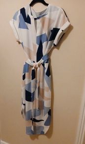 New Dress With Tie Belt