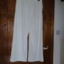 Ladies Winter White wide leg trousers Size 12 Image 5
