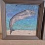 Pair of Gallery Direct "Diving Whale" Framed Art Prints by Megan Meagher Image 2