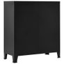 Filing Cabinet Industrial Black 90x40x100 cm Steel Image 5