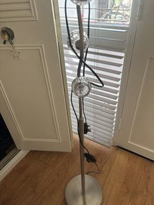 chrome floor lamp