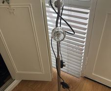 chrome floor lamp