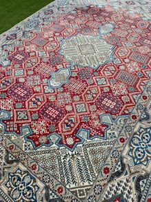 Fine Persian Nain Rug | Hand-Knotted Wool & Silk | 394 x 283 cm