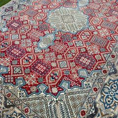 Fine Persian Nain Rug | Hand-Knotted Wool & Silk | 394 x 283 cm