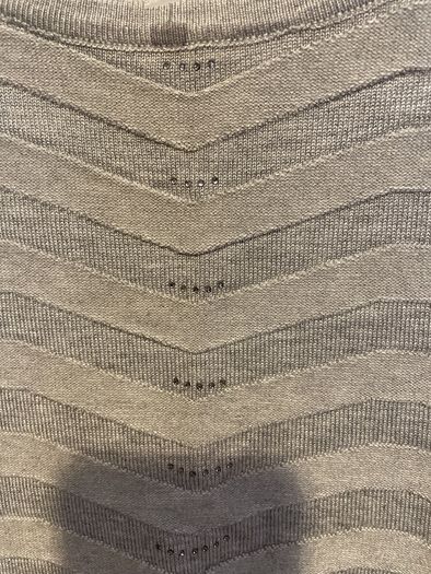 Paco grey marl light sweater diamante size 14 - New