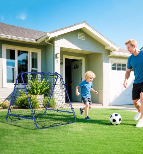 Double Sided Football Rebounder Net,