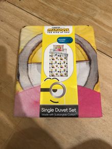 Minions single bed duvet