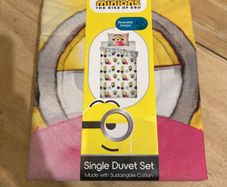 Minions single bed duvet