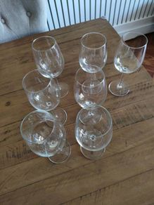 wine glass x 7