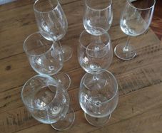 wine glass x 7