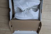 Nike Air Force 1 React White Leather Sneakers Size UK 9