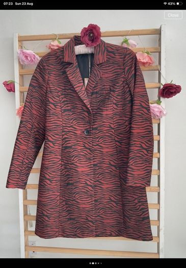 jacket Bnwt gallery animal print Zara size 8